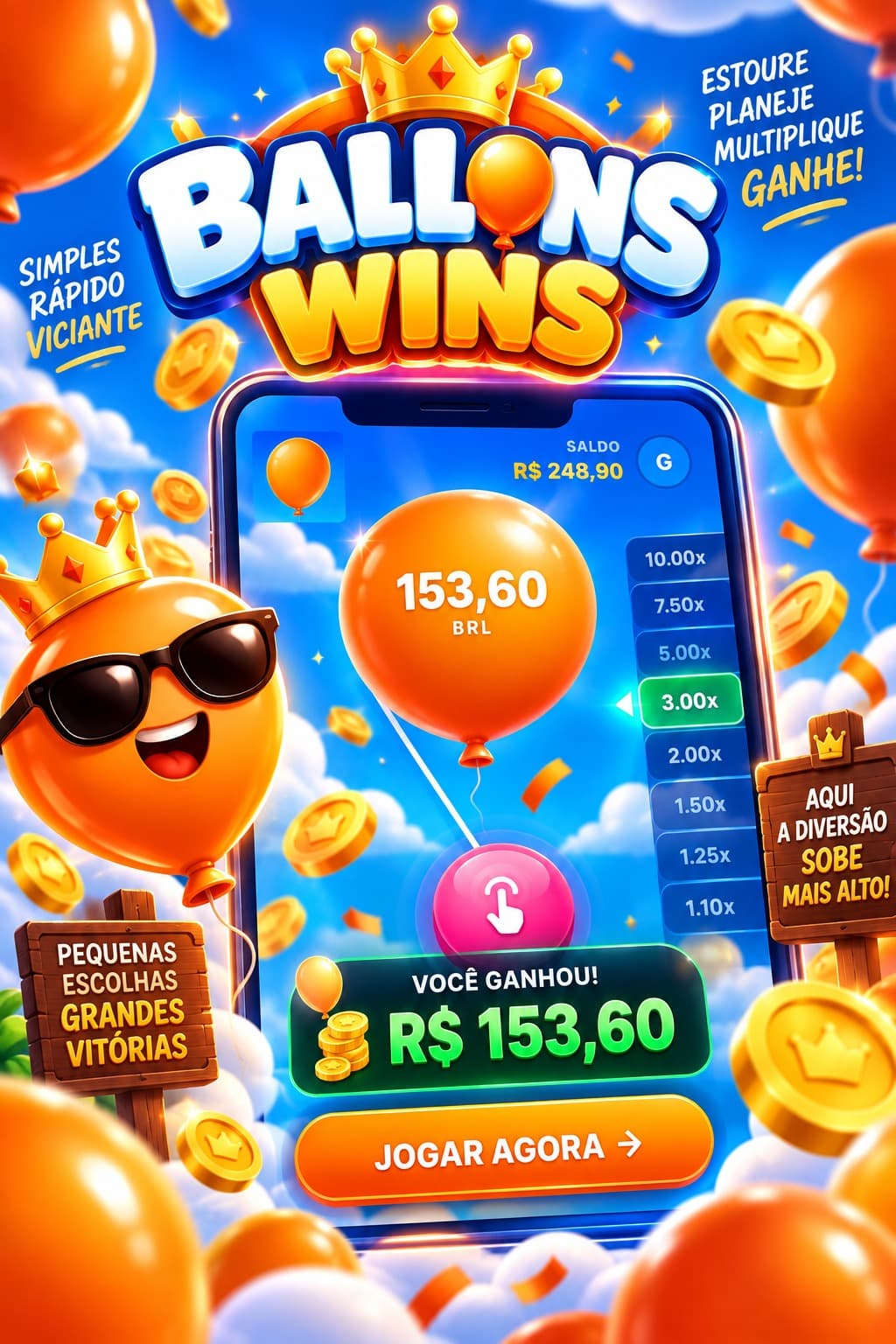 BALLONSWIN — Estoure os Balões